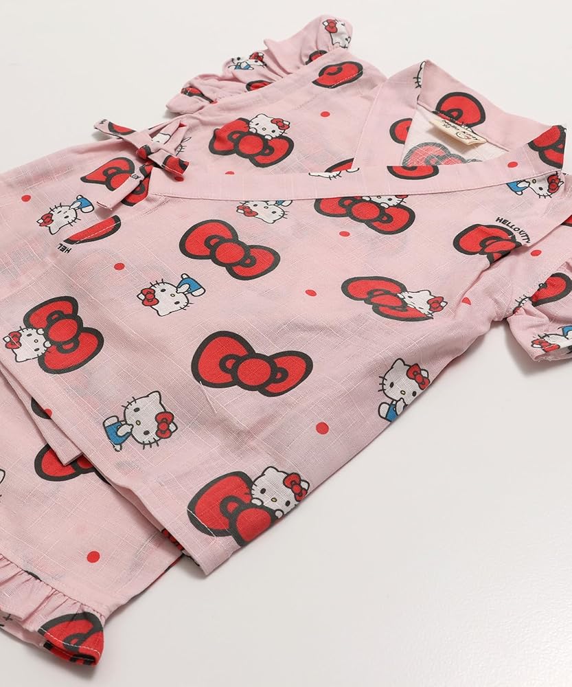 Amazon | [chil2] ハローキティ 甚平セット キッズ 子供服